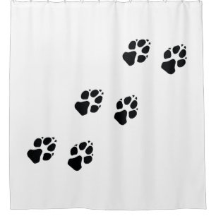 Paw prints of a dog