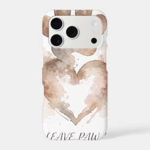 Paw Prints on My Heart Dog Lover Phone Case