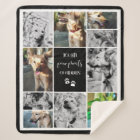 Paw Prints On Our Hearts Pet Memorial Collage