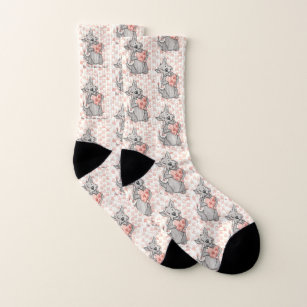 Paw Prints on Your Heart Socks