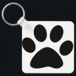 Paw Prints Pattern Dog Mom Gift Favor Christmas Keychain<br><div class="desc">Designed with cute paw print pattern!</div>