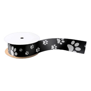 Paw Prints Ribbon Satin Ribbon