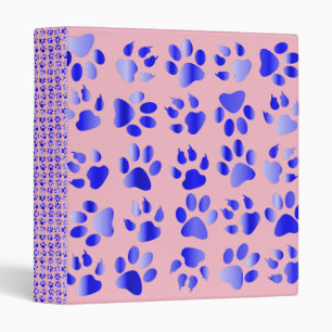 Paw Prints School binder
