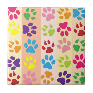 Paw Prints Tile
