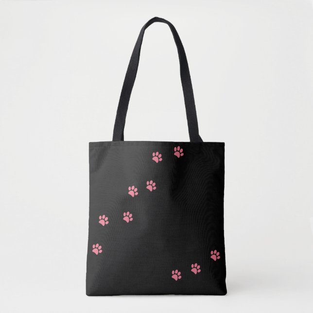Paw Prints Tote Bag (Front)