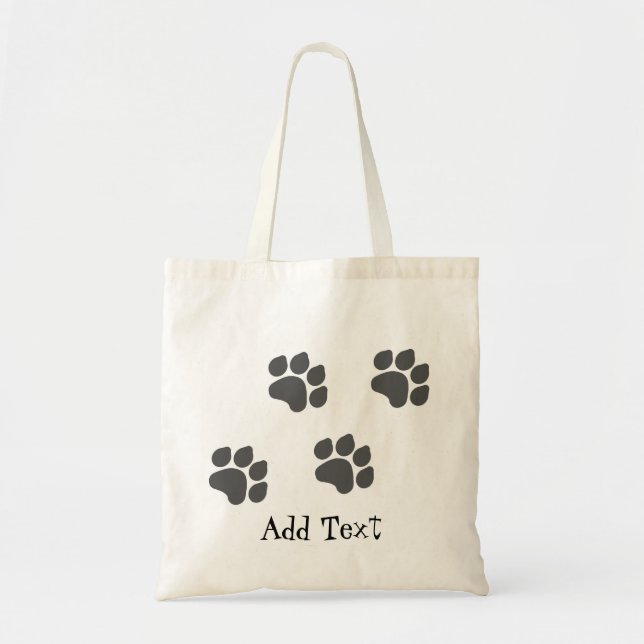 Paw Prints Tote Bag (Front)