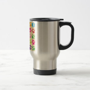 Paw Prints Travel Mug