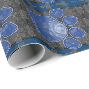 Paw Prints Wrapping Paper