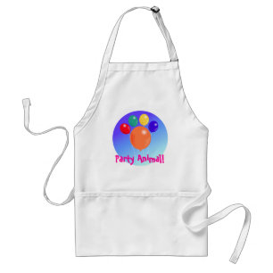 Paw-shaped balloon bouquet_Party Animal apron