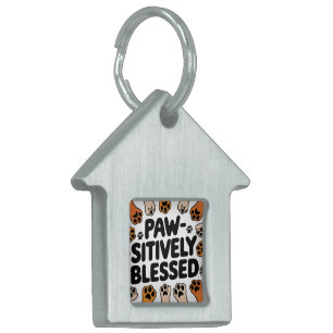 Paw-sitively Blessed Christian Dog Pet Tag