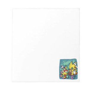 Paw-sitively Frightful   Monstrous Cats Halloween  Notepad