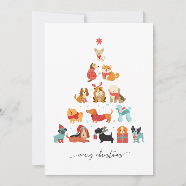 Paw-some Christmas Tree - A Tail-Wagging Holiday (Front)