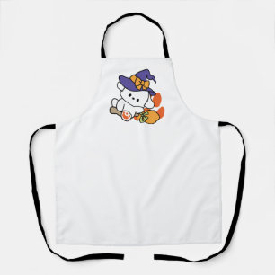 Paw-some Witch in Training – Cute Halloween Dog  Apron