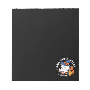 Paw-some Witch in Training – Cute Halloween Dog Notepad