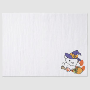 Paw-some Witch in Training – Cute Halloween Dog  Tissue Paper