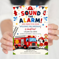 Paw Sound the alarm & Grab your gear Fire Birthday
