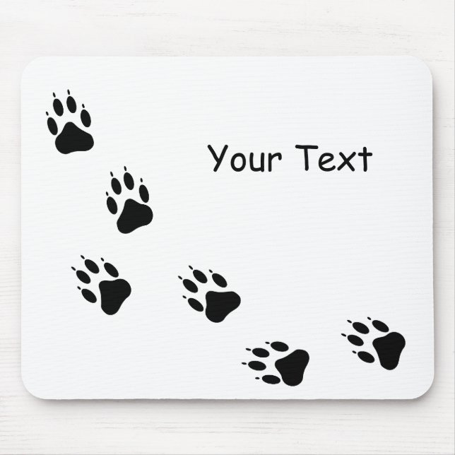 Paw Track Animal Care Mousepad (Front)