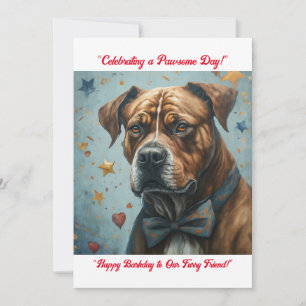 “Paw-ty Time for the Birthday Pup!” Invitation