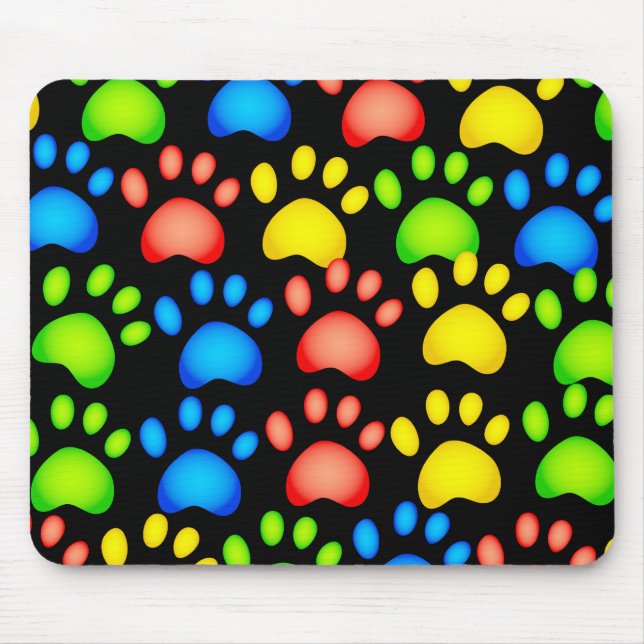 Paw Wallpaper Mouse Pad (Front)