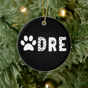 Pawdre Dog Dad New Dog Owner Gifts Ceramic Ornament