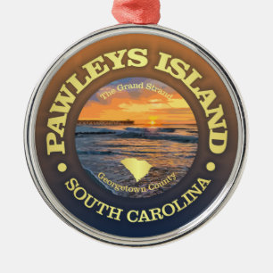 Pawleys Island (C) Metal Ornament