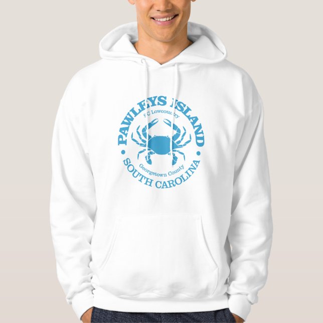 Pawleys Island (crab) Hoodie (Front)