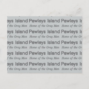 Pawleys Island Grey Man Postcard