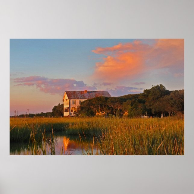 Pawleys Island Marsh Photo Poster (Front)