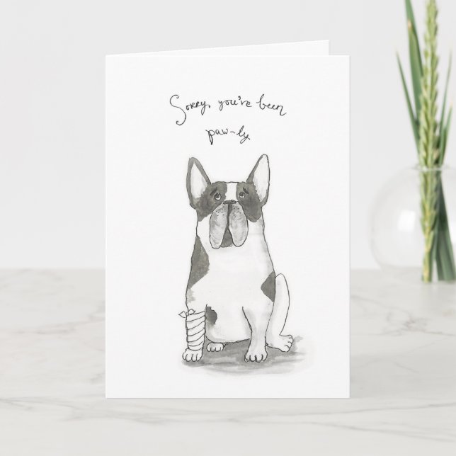 'Pawly' chien obtenir la carte de bien (Devant)