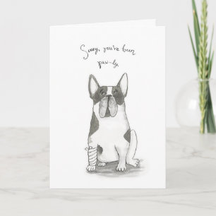 'Pawly' chien obtenir la carte de bien
