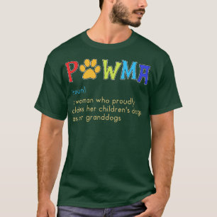 Pawma Definition Mama Grandma Aunt dog lovers T-Shirt