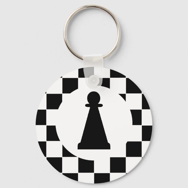 Pawn Chess Piece - Keychain - Chess Party Favors (Front)
