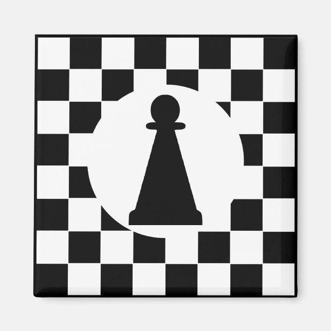 Pawn Chess Piece - Magnet - Chess party Favours (Front)