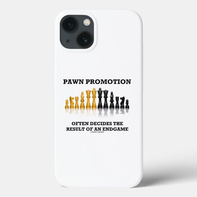 Pawn Promotion Often Decides The Result Of Endgame Case-Mate iPhone Case (Back)