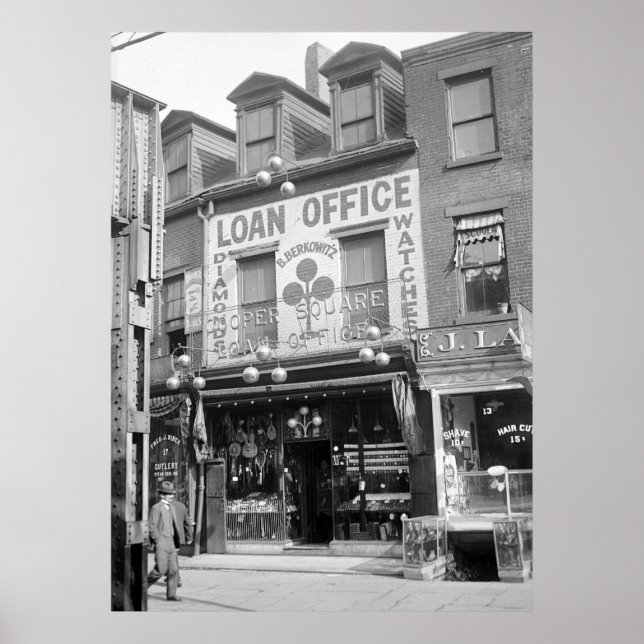 Pawn Shop, 1920s Poster (Front)