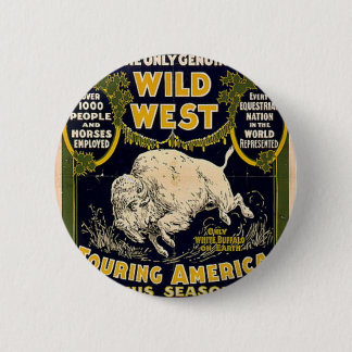 Pawnee Bill Shows Wild West 2 Inch Round Button