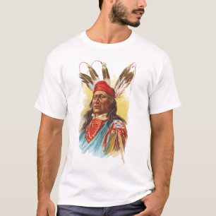 Pawnee Sioux Chief: Rushing Bear T-Shirt