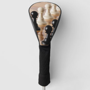 Pawns on Chess Board Golf Head Cover