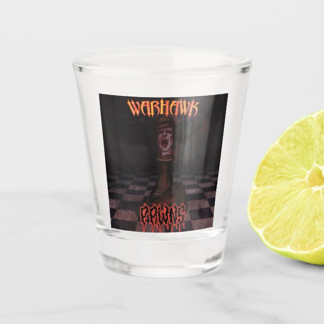 PAWNS SHOT GLASS (Front)