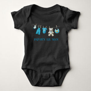 Pawpa's Lil' Man Baby Bodysuit