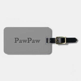 "PawPaw" Luggage Tag