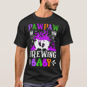 Pawpaw Of The Brewing Baby Grandpa To Be Halloween T-Shirt
