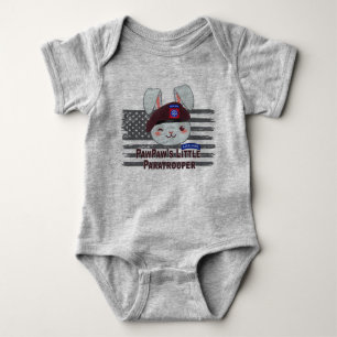 “PawPaw’s Little 82nd Airborne Paratrooper” Baby Bodysuit