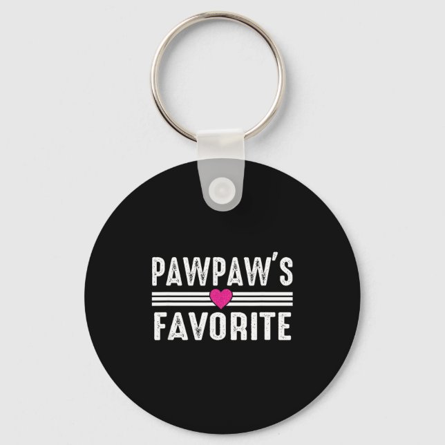 Pawpaw's Favorite  Keychain (Front)