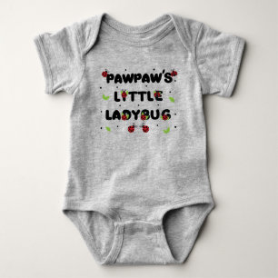 Pawpaw's Little Ladybug - Cute  Baby Bodysuit