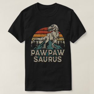Pawpawsaurus Dinosaur Grandpa Saurus Father's Day T-Shirt