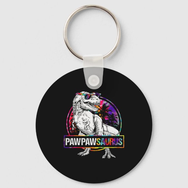 Pawpawsaurus Dinosaur Pawpaw Saurus Family Matchin Keychain (Front)