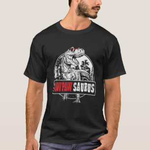 Pawpawsaurus T Rex Dinosaur Pawpaw Saurus Family T-Shirt