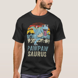 Pawpawsaurus T Rex Dinosaur Pop Saurus Family T-Shirt