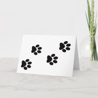 Pawprint Card